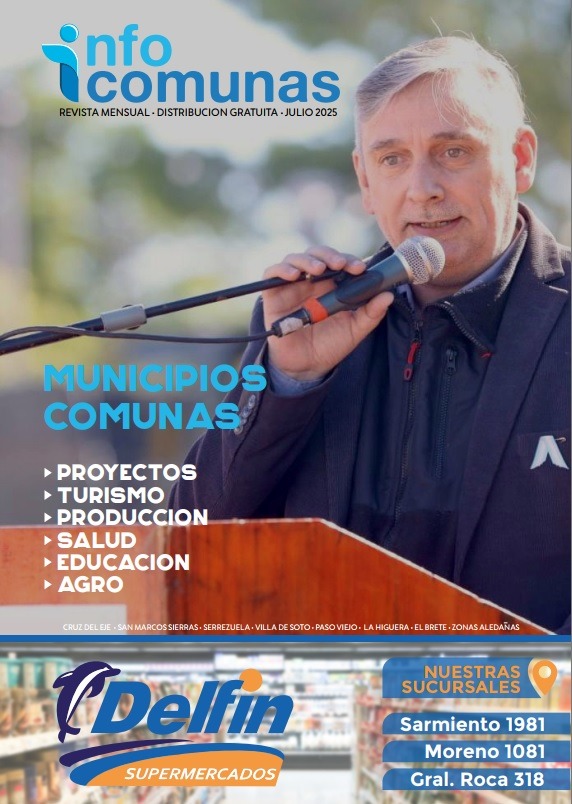 Tapa de Julio 2025 - Info Comunas - Cruz del Eje